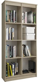 Regál R 80 cm CLP 2 dvierka 8 poličiek dub sonoma