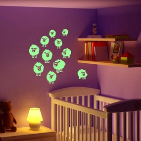 Svietiaca samolepka Fanastick Sheeps