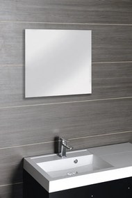 Aqualine Aqualine, Zrkadlo 80x80cm, štvorec, bez uchytenia, 22498