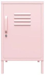 Svetloružový kovový nočný stolík Cache – Novogratz