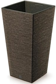 Kvetináč Furu štvorec Eco Wood 350 – káva eco