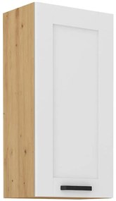 Kuchynská skrinka LUNA biely mat/artisan  45g-90 1f