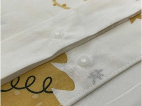 Bavlnené obliečky FROST & GOLD biele Rozmer obliečky: 70 x 90 cm | 140 x 200 cm