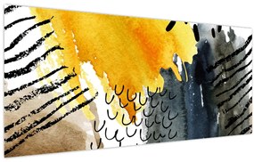 Obraz - Abstraktný akvarel (120x50 cm)