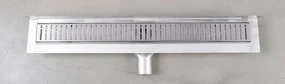 Gelco Gelco, MANUS ONDA nerezový sprchový kanálik s roštom, k stene, 850x112x55 mm, GMO24