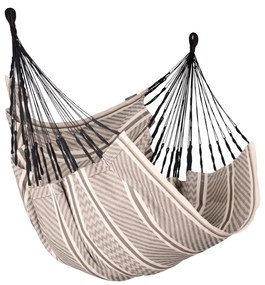 La Siesta CUMBIA COMFORT ORGANIC - hojdacia sedačka k stojanu Udine - zebra, 100 % organická bavlna