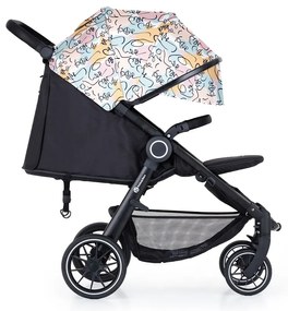 PETITE&MARS Kočík Street+ RWS Black + Strieška Limited 100 Faces