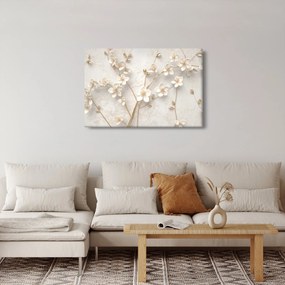 Obraz - Zlatý kvet - abstraktné (90x60 cm)