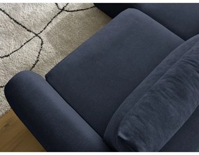 Tmavomodrá rohová pohovka Aden – Bobochic Paris