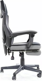 SI Otočná stolička Q-939 čierna - sivá