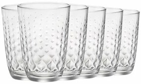 Bormioli Rocco 6-dielna sada pohárov Glit, 380 ml, 380 ml