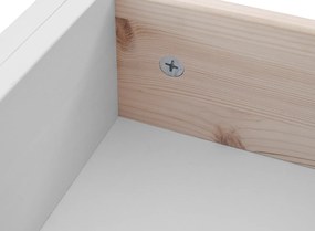 PROXIMA.store - Rustikálny toaletný stolík 0.3 - BELLUNO ELEGANTE FARBA: biela - dub