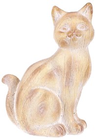 Záhradná dekorácia soška Lady cat, polyresin, 19 x 12 x 26 cm