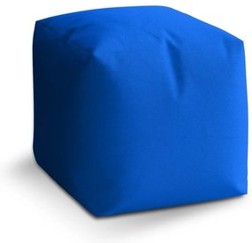 Taburet Cube kráľovská modrá, modrá