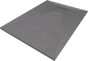 Gamma Erga Oldaf, SMC obdĺžniková sprchová vanička 120 x 80 cm, šedá matná, ERG-GMA-OL-80120G