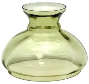 Petrolejová lampa MILADA 50 cm lesná zelená