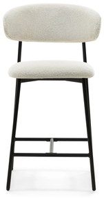 Barová židle Fresno boucle krémová