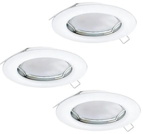 Eglo 94235 - SADA 3x LED Podhľadové svietidlo PENETO 3xGU10-LED/3W/230V