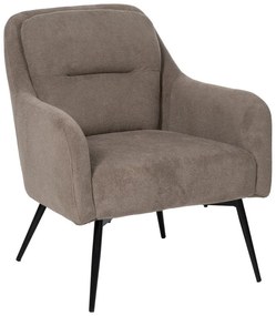 Taupe ženilkové kreslo Classic – Ixia