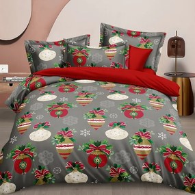 DomTextilu Vianočné bavlnené obliečky s farebným motívom 67131-241758