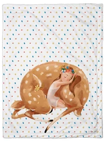 Butter Kings Detska deka Forest school sleeping fairy, 75 x 100 cm