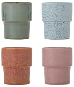 Bloomingville Hrnček Ewan Rose 150 ml – set 4 ks