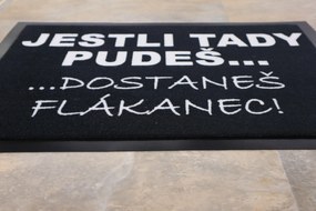 Mercury Flooring, Predložka Flákanec 40x60 cm, 40x60, čierna