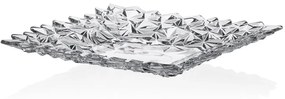 Bohemia Jihlava krištáľový servírovací tanier Glacier 20,10 cm