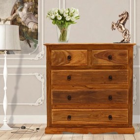 furniture-nabytek.cz - Komoda z masívneho dreva palisander 90x45x90