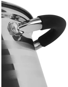 6 kusový set hrncov - silikónové úchytky