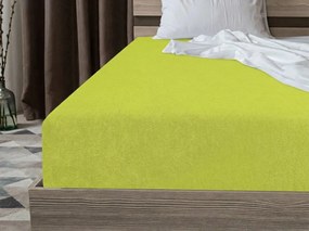 Froté plachta PREMIUM limetkové 160x200 cm