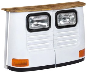 Komoda v tvare nákladného auta mangovníkové drevo biela 246243