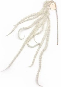 DECOLED Vánoční přízdoba 100 cm, bílá, PVC, IP44 venkovní