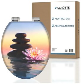 Schütte WC doska s pomalým spúšťaním (Sen o západe slnka)  (100335885)