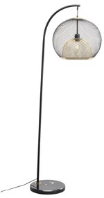 Grato stojacia lampa čierna 156 cm