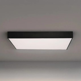 LED stropné svietidlo LED/215W/230V 3000/4000/6500K 80x80 cm čierne