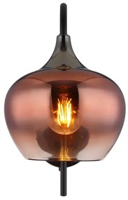 Globo 15548WG - Nástenná lampa MAXY 1xE27/40W/230V medená