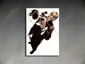 Ručne maľovaný POP Luis Armstrong