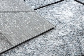 Koberec COZY 8872 Wall geometric sivý/nebeský