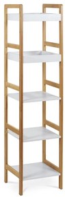 BONTEC Regál, masív, biela, DR-013-5 Farba: Biela