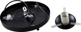 BRILAGI - Luster na lanku POLOS 3xE27/40W/230V, priemer 42 cm, čierna