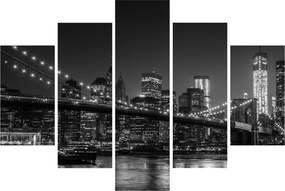 Obraz Brooklyn mosta v New Yorku (150x105 cm)