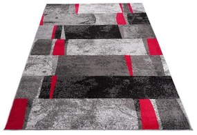 Kusový koberec Ringo sivočervený 140x190cm