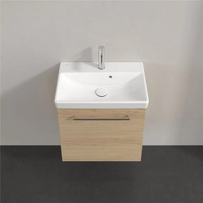 VILLEROY &amp; BOCH Avento závesná skrinka pod umývadlo Compact, 1 dvierka, pánty vľavo, 530 x 352 x 514 mm, Nordic Oak, A88800VJ