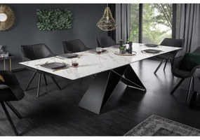 Rozkladací jedálenský stôl 39562 180/260 x 90cm White Look Ceramik - Komfort-nábytok