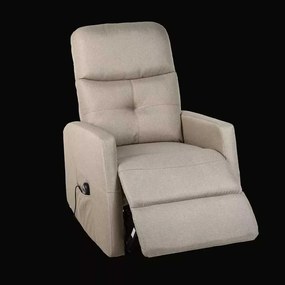 LuxuryForm DESIGN Elektricky polohovateľné televízne kreslo SEMIR - béžové