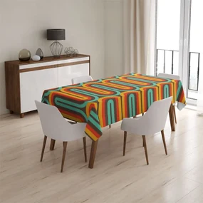 Sablio Obrus Retro vlny - 130x170 cm