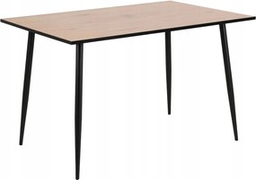 Jídelní set Wilma 120 cm dub divoký/černý