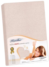 Bellatex Froté prestieradlo púdrová ružová, 200 x 220 cm