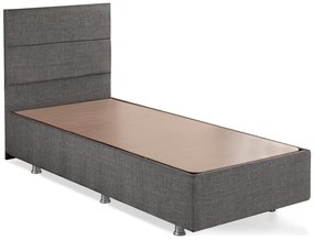 Základ pre jednolôžkovú posteľ Zen - sivá 90 x 190 cm
